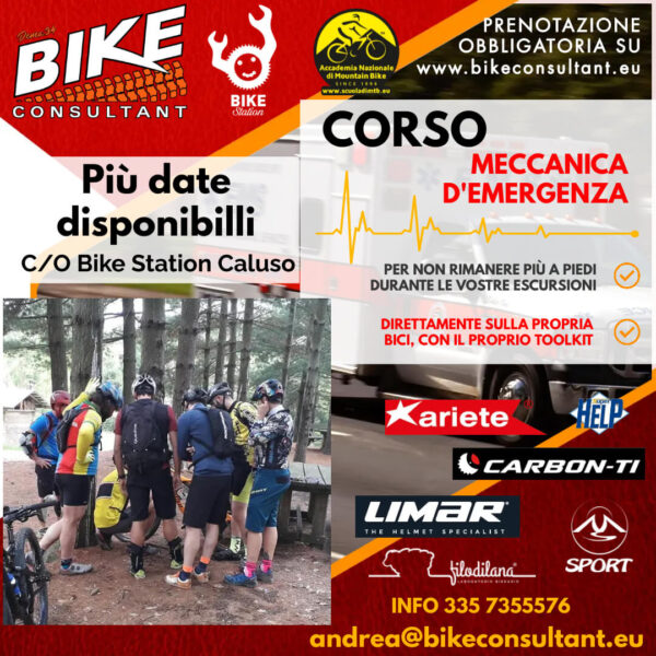 Corso MTB di meccanica d'emergenza