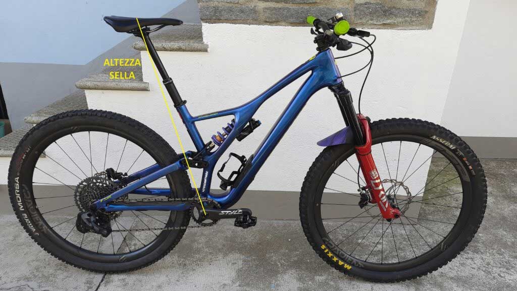 altezza sella mtb