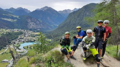 tour mtb val d'ayas lago di brusson