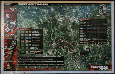 mappa trail di candia