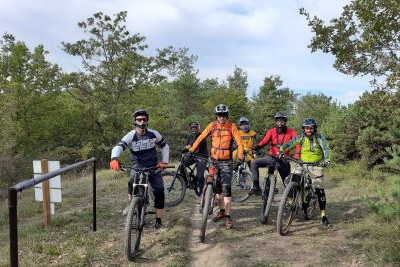 bike park il falchetto partenza del Merlino e Semola